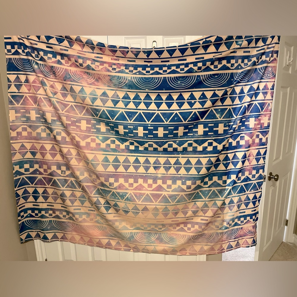 Society6 Large Abstract Geometric Print Tapestry 68” x 80”